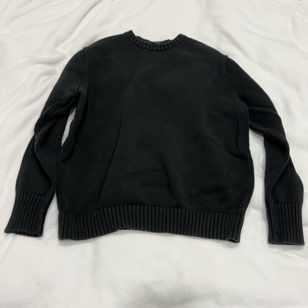 Brandy Melville John Galt Brianna Cotton Sweater in black